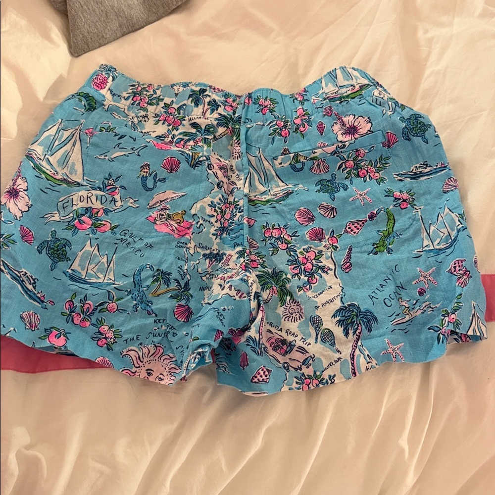Lilly Pulitzer Lilo Linen Shorts - Picture 2 of 3